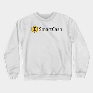 SmartCash Wordmark Logo Yellow Background Crewneck Sweatshirt